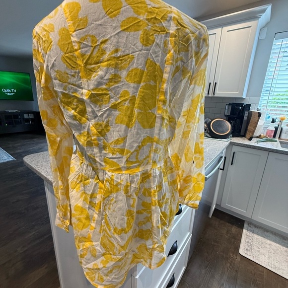 Anthropologie Maeve Pintuck Peplum Blouse - Picture 7 of 10